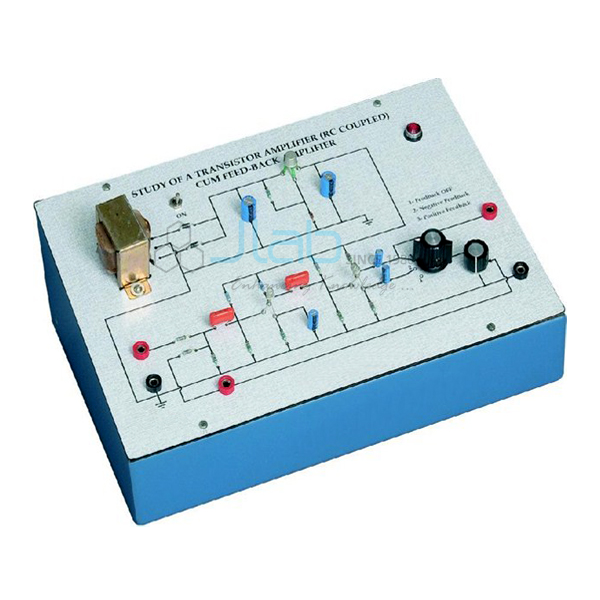 Study the effect of negative feed back of transistor amplifier