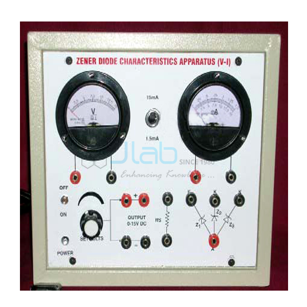 Zener Diode Characteristics Apparatus Forward and Reverse V-I Characteristics