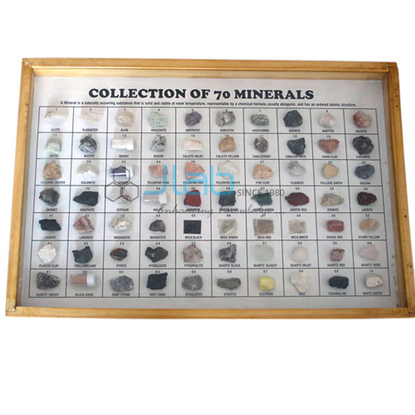 Collection of 70 Minerals