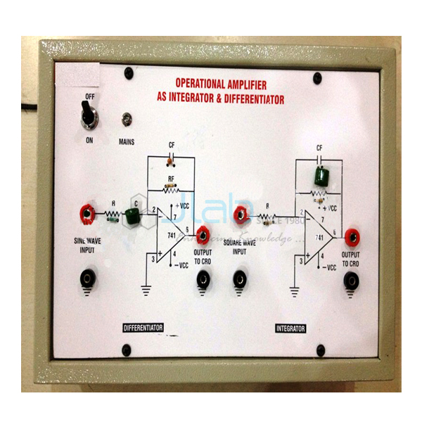 Study of Operational Amplifier as Differentiator and Integrator