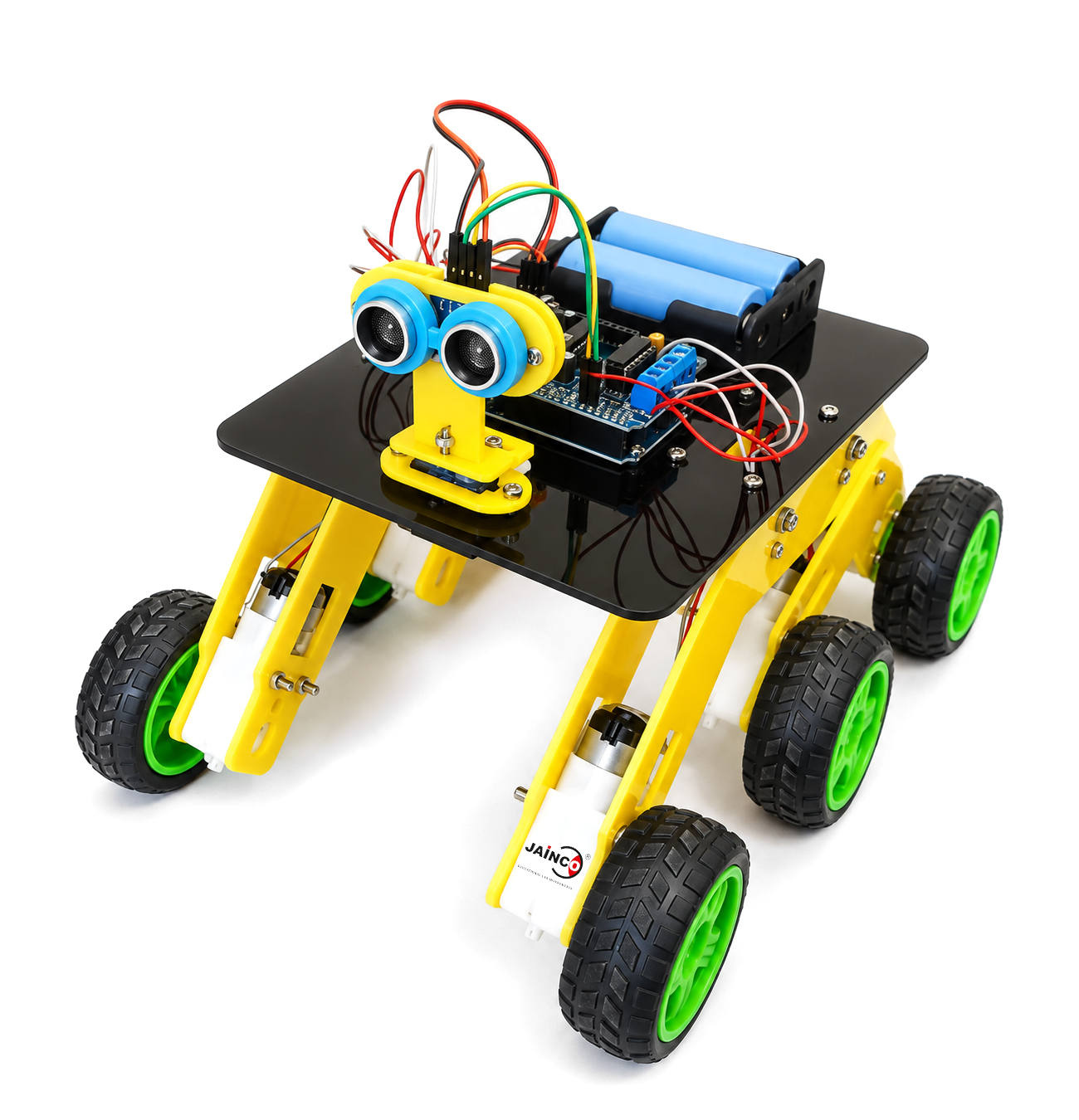 Arduino 6WD Yellow Chassis Acrylic Robotic Kit