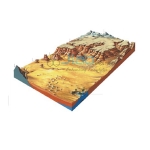 Features of the Dry Desert 3D Model