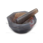 Mortar and Pestle Agate